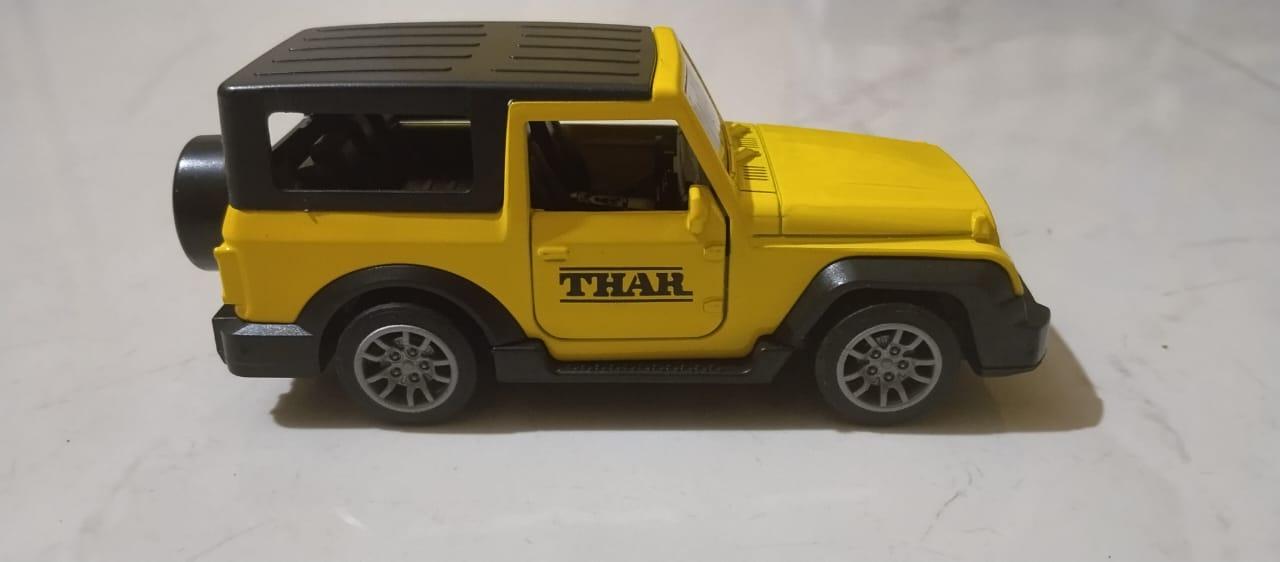 Mahindra Thar Die-Chrome Model with light & sound