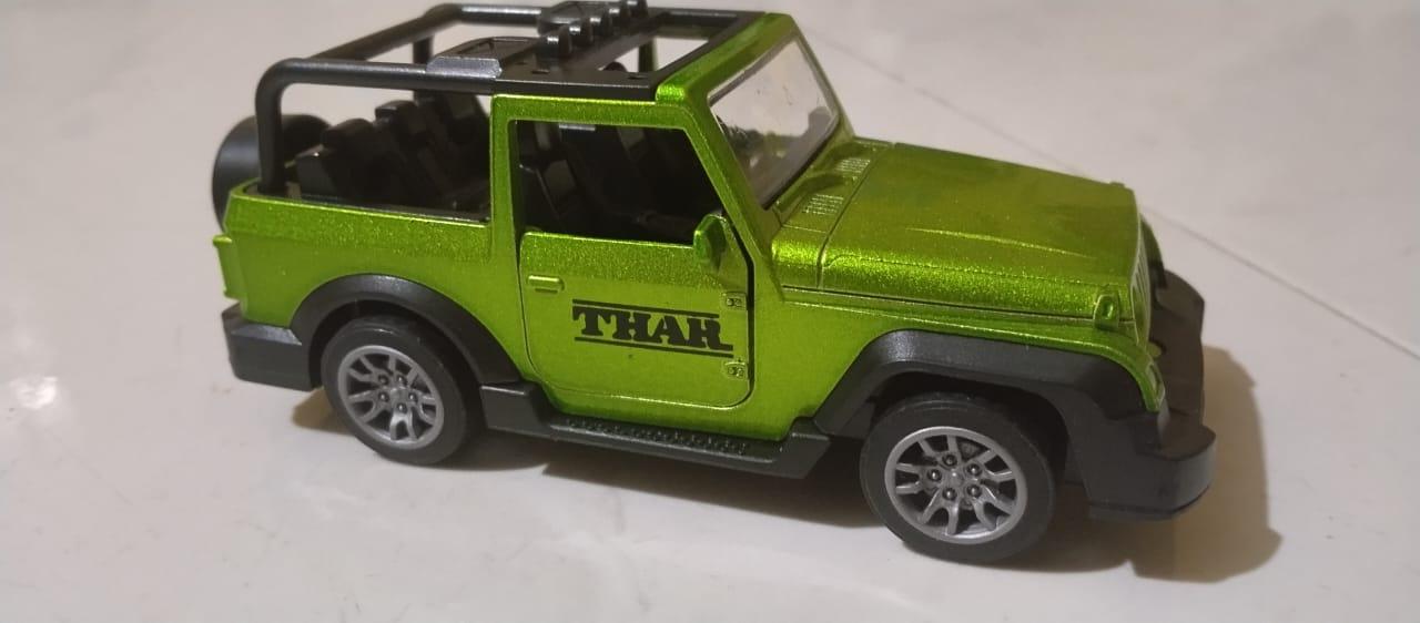 Mahindra Thar Die-Chrome Model with light & sound