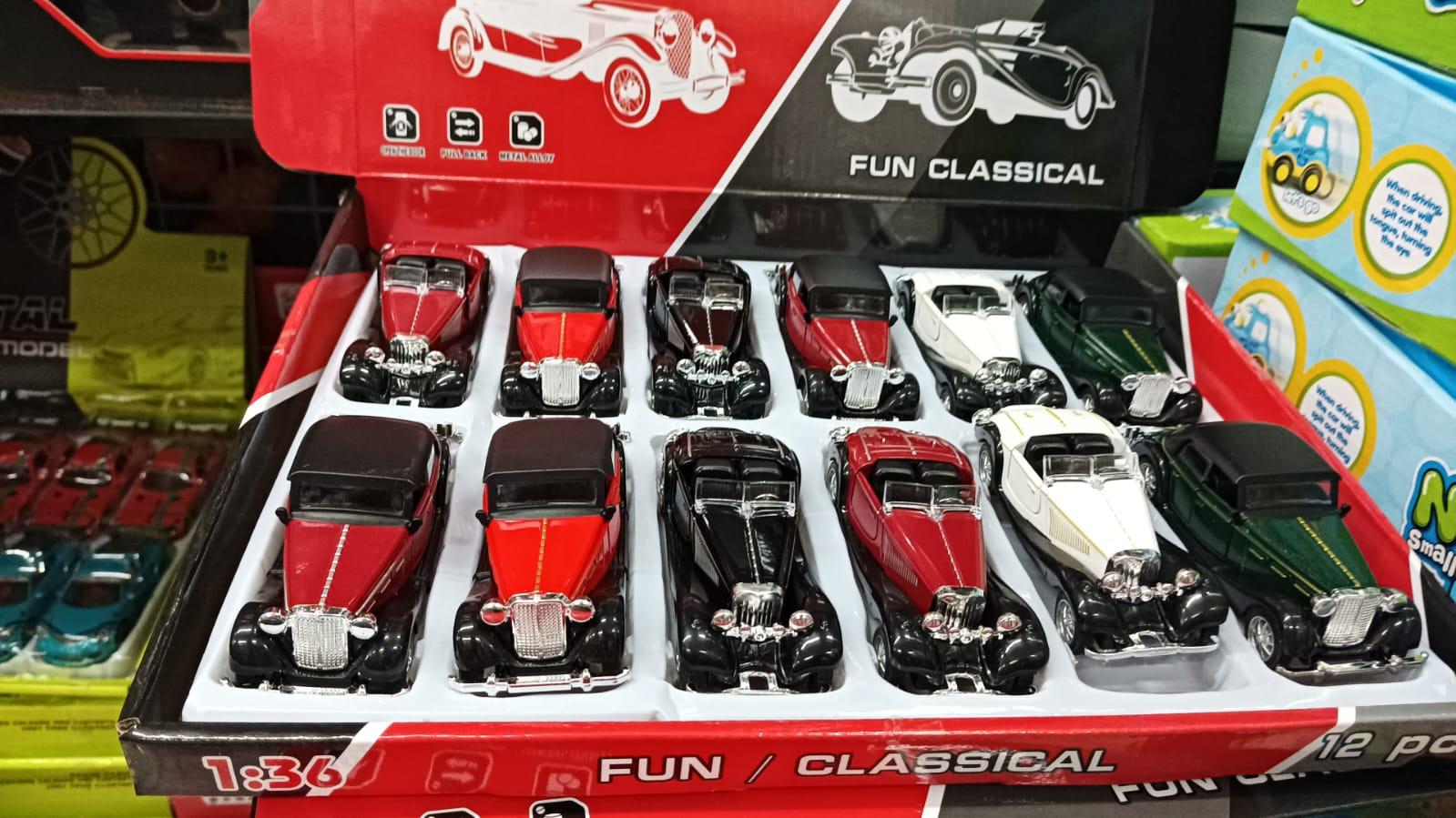 1:36 Scale Classic Vintage Antique Car Model (Loosely Available)