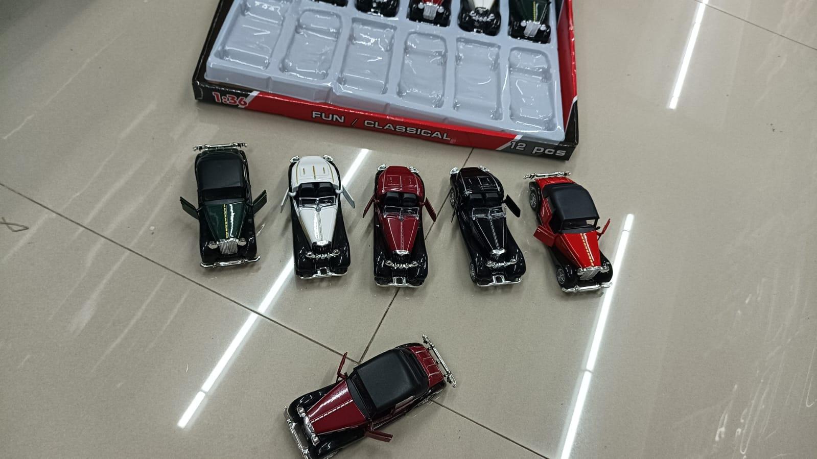 1:36 Scale Classic Vintage Antique Car Model (Loosely Available)